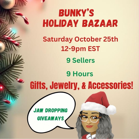Other - Bunky’s Holliday Bazaar Raid Train! Over $3000 worth of giveaways in 9hrs!!